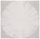 Safavieh Courtyard 6'-7" x 6'-7" Rug in Beige / Grey