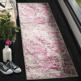 Safavieh Skyler 2'-0" x 10'-0" Rug in Pink / Ivory