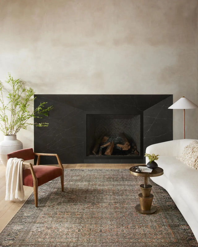 Loloi Adrian Adr-03 Terracotta/Multi Rug - room scene 1