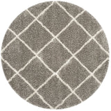 Safavieh Hudson Shag 10'-0" x 10'-0" Rug in Grey / Ivory