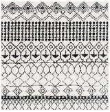 Safavieh Tulum 6'-7" x 6'-7" Rug in Ivory / Black