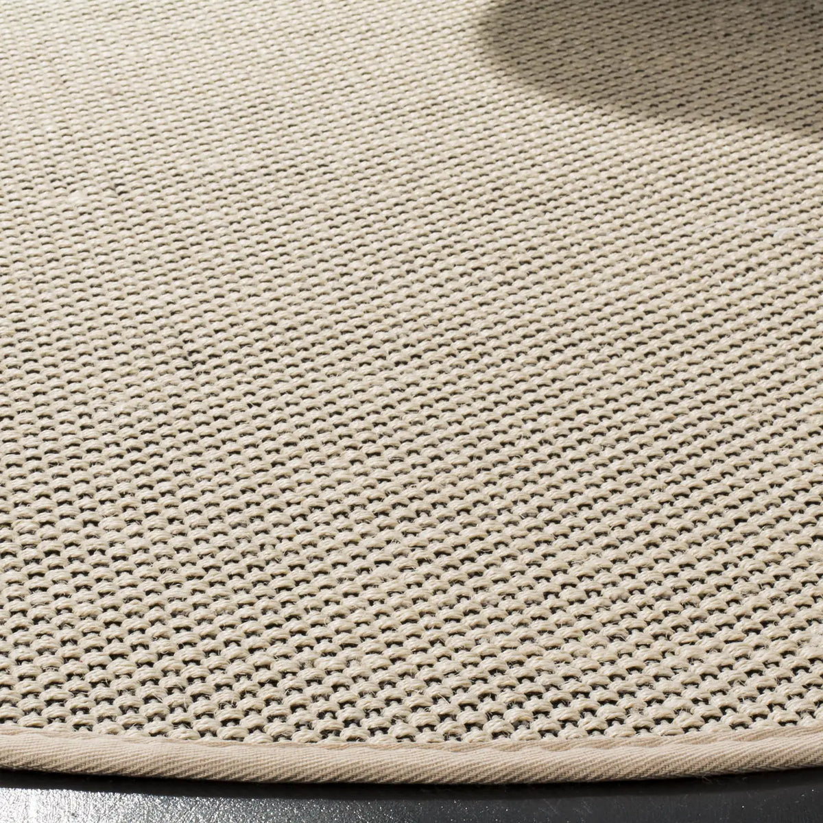 Safavieh Natural Fiber 6'-0" x 6'-0" Rug in Black / Ivory