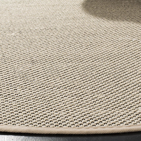 Safavieh Natural Fiber 6'-0" x 6'-0" Rug in Black / Ivory