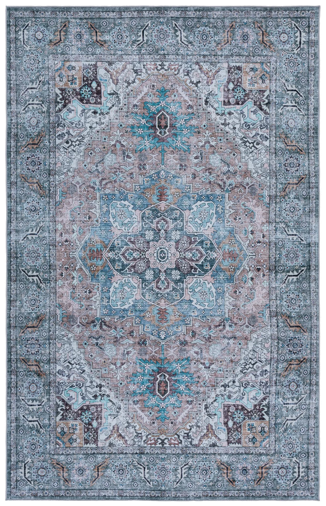 Safavieh Tucson 4'-0" x 6'-0" Rug in Copper / Green