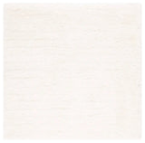 Safavieh Luxe Shag 6'-0" x 6'-0" Rug in Ivory