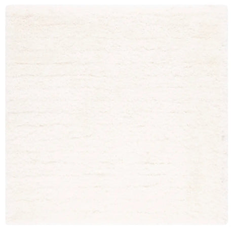 Safavieh Luxe Shag 6'-0" x 6'-0" Rug in Ivory