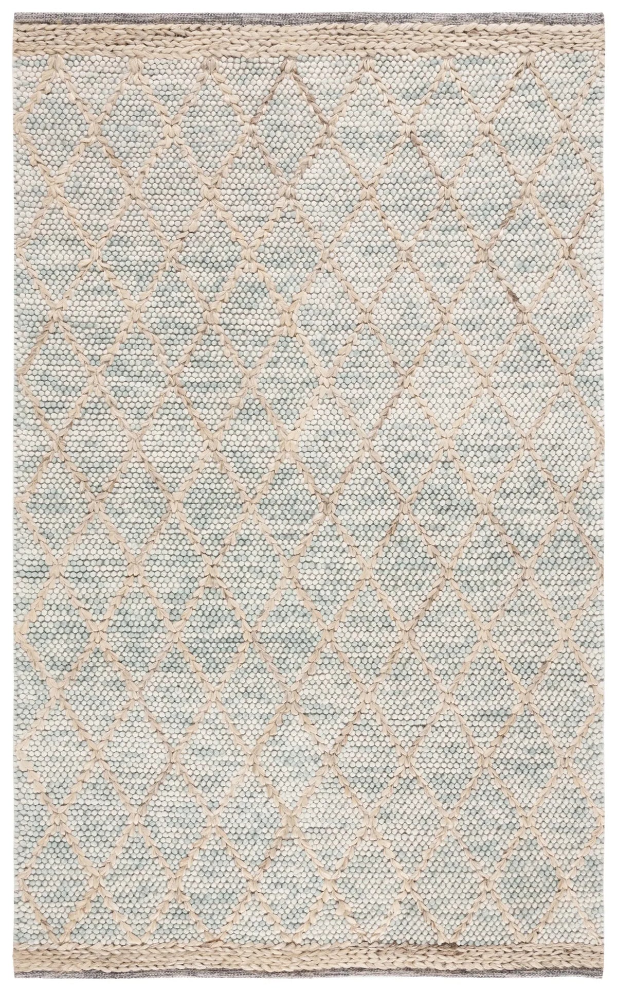 Safavieh Natura 4'-0" x 6'-0" Rug in Teal / Natural