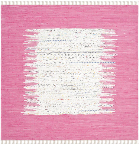 Safavieh Montauk 6'-0" x 6'-0" Rug in Ivory / Pink