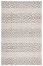 Safavieh Marbella 4'-0" x 6'-0" Rug in Silver / Black