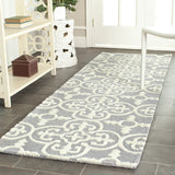 Safavieh Cambridge 2'-6" x 10'-0" Rug in Silver / Ivory