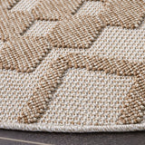 Safavieh Global 6'-7" x 6'-7" Rug in Beige / Brown