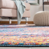 Safavieh Evoke 4'-0" x 6'-0" Rug in Navy / Orange