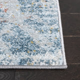 Safavieh Tulum 4'-0" x 6'-0" Rug in Blue / Pink