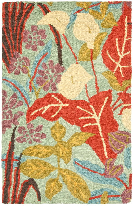 Safavieh Blossom 2'-6" x 4'-0" Rug in Blue / Multi
