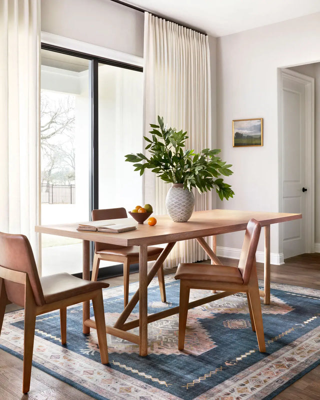 Loloi Heidi Hei-03 Denim/Blush Rugs - room scene 2
