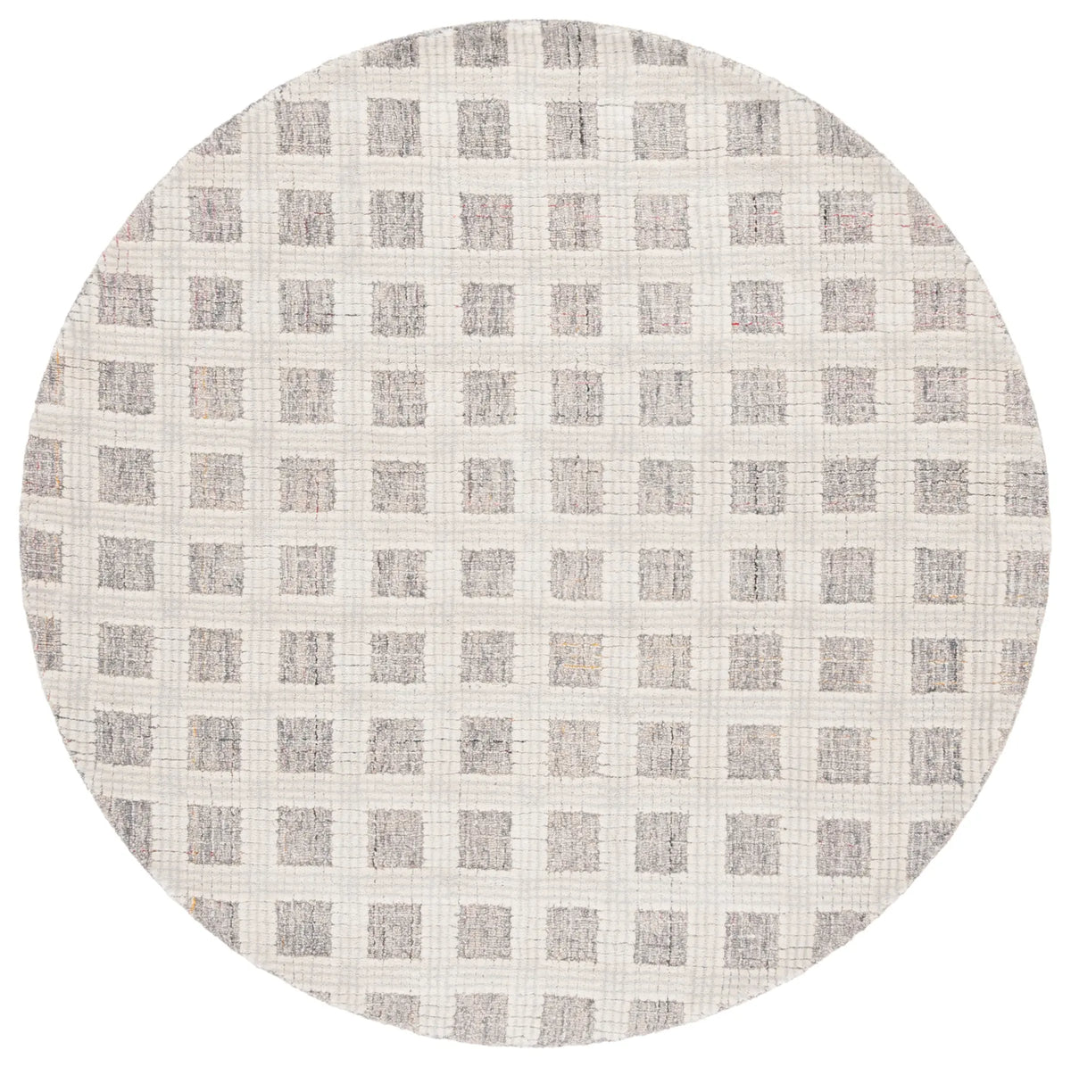 Safavieh Ebony 6'-0" x 6'-0" Rug in Grey / Ivory
