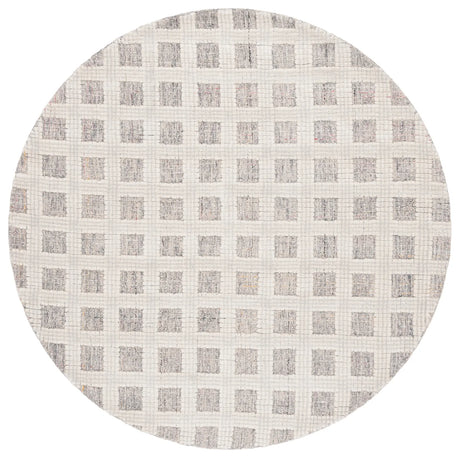 Safavieh Ebony 6'-0" x 6'-0" Rug in Grey / Ivory