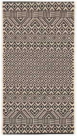 Safavieh Courtyard 2'-0" x 3'-7" Rug in Beige / Black