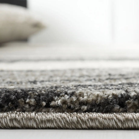 Safavieh Retro 4'-0" x 6'-0" Rug in Light Grey / Ivory