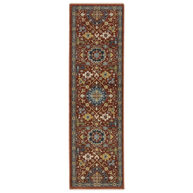 Oriental Weavers Sphinx Aberdeen 006R1 Red/ Multi Rugs - runner