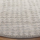 Safavieh Northport 6'-7" x 6'-7" Rug in Ivory / Dark Grey