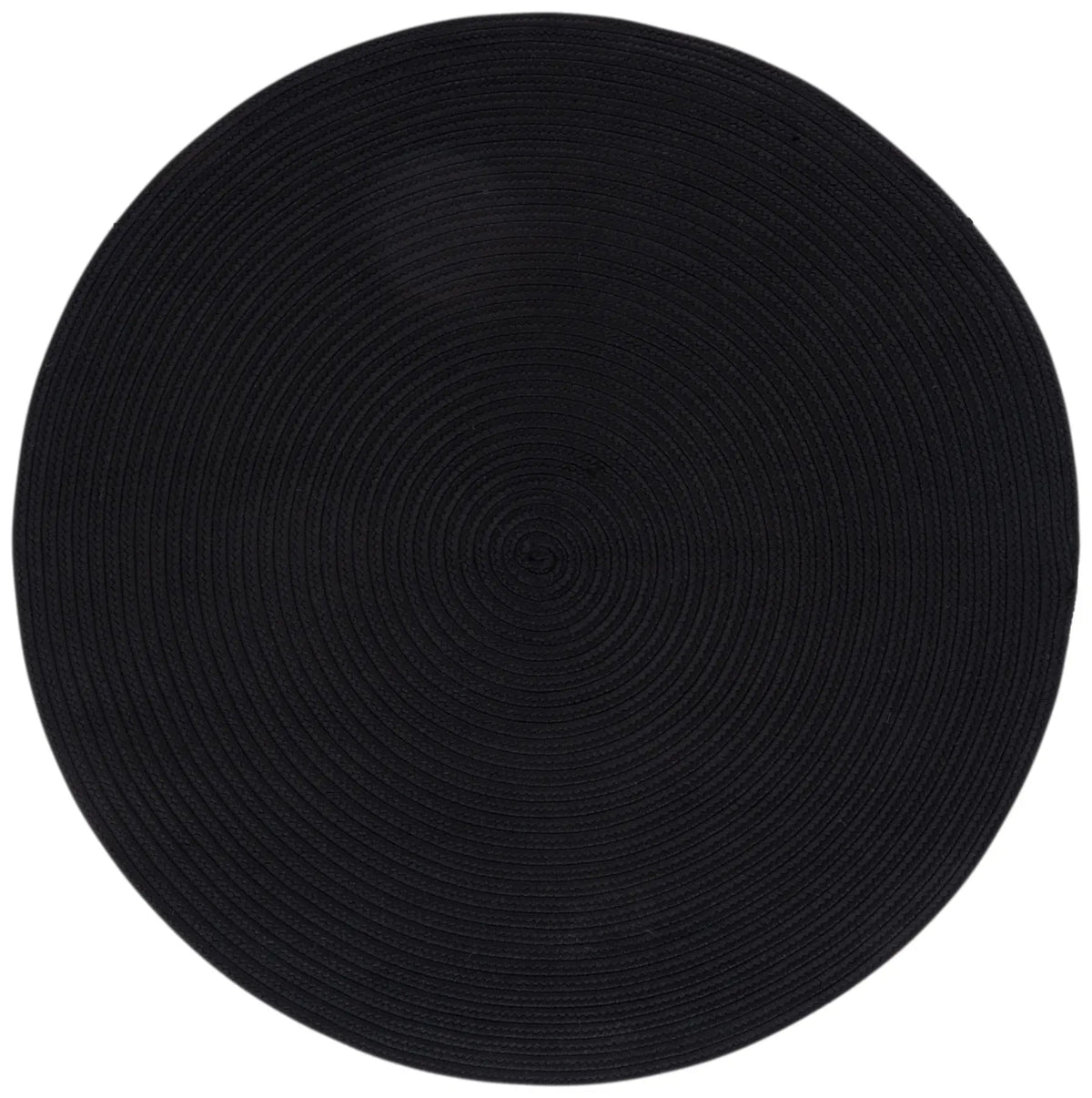 Safavieh Braided 4'-0" x 4'-0" Rug in Black