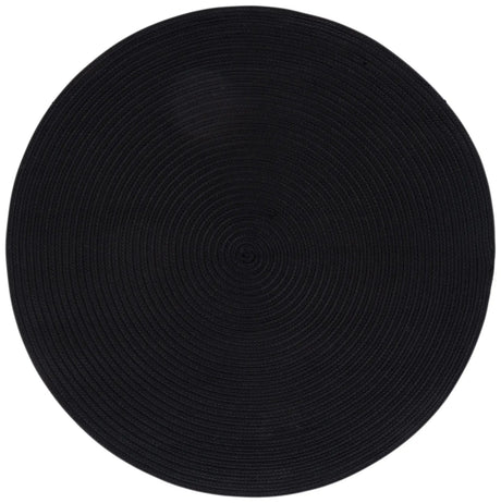 Safavieh Braided 4'-0" x 4'-0" Rug in Black