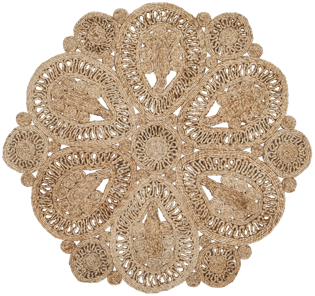 Safavieh Natural Fiber 3'-0" x 3'-0" Rug in Natural