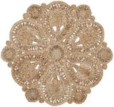 Safavieh Natural Fiber 3'-0" x 3'-0" Rug in Natural