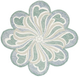 Safavieh Novelty 6'-0" x 6'-0" Rug in Grey / Green