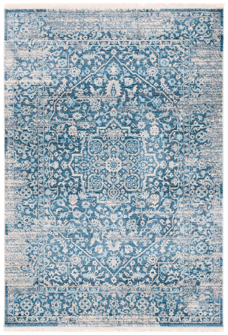 Safavieh Vintage Persian 3'-0" x 5'-0" Rug in Blue / Ivory