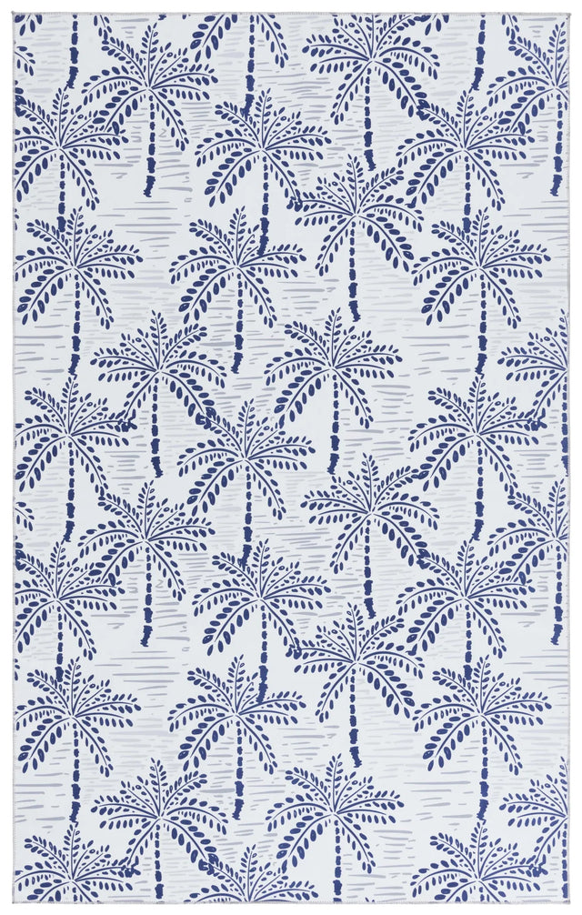 Safavieh Malibu 4'-0" x 6'-0" Rug in Ivory / Navy