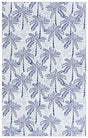 Safavieh Malibu 4'-0" x 6'-0" Rug in Ivory / Navy