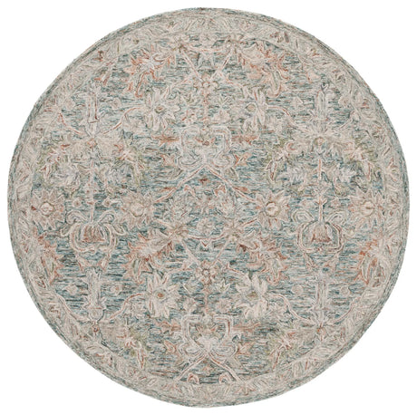 Safavieh Metro 6'-0" x 6'-0" Rug in Teal / Green