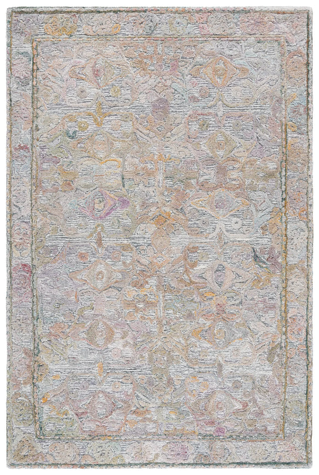 Safavieh Marquee 4'-0" x 6'-0" Rug in Green / Ivory