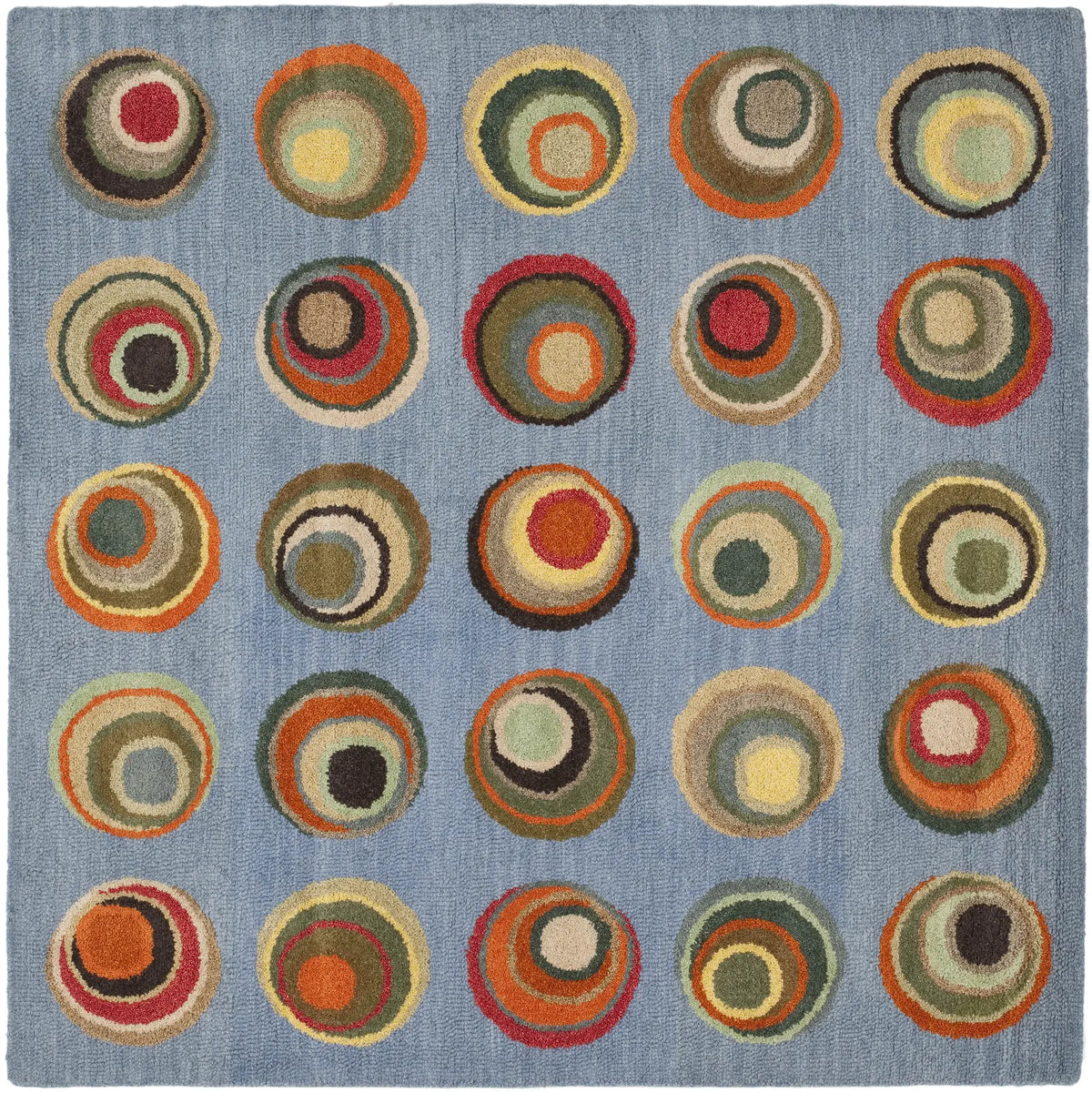 Safavieh Soho 6'-0" x 6'-0" Rug in Blue / Multi