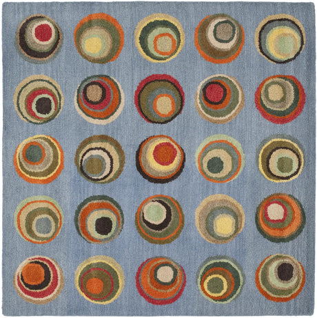 Safavieh Soho 6'-0" x 6'-0" Rug in Blue / Multi