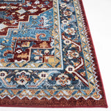 Safavieh Bayside 4'-0" x 6'-0" Rug in Blue / Red