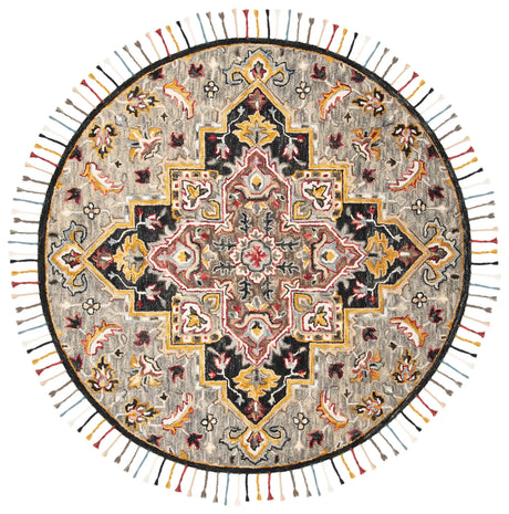 Safavieh Aspen 5'-0" x 5'-0" Rug in Grey / Charcoal