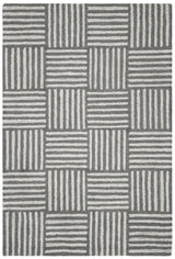 Safavieh Abstract 4'-0" x 6'-0" Rug in Ivory / Dark Grey