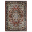 Oriental Weavers Sphinx ELIANA ELI11 Red Medallion Rugs - main flat