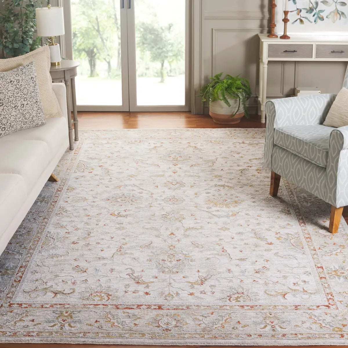 Safavieh Culture 8'-0" x 10'-0" Rug in Ivory / Rust