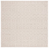 Safavieh Global 6'-7" x 6'-7" Rug in Beige / Ivory