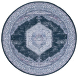 Safavieh Tucson 6'-0" x 6'-0" Rug in Black / Beige