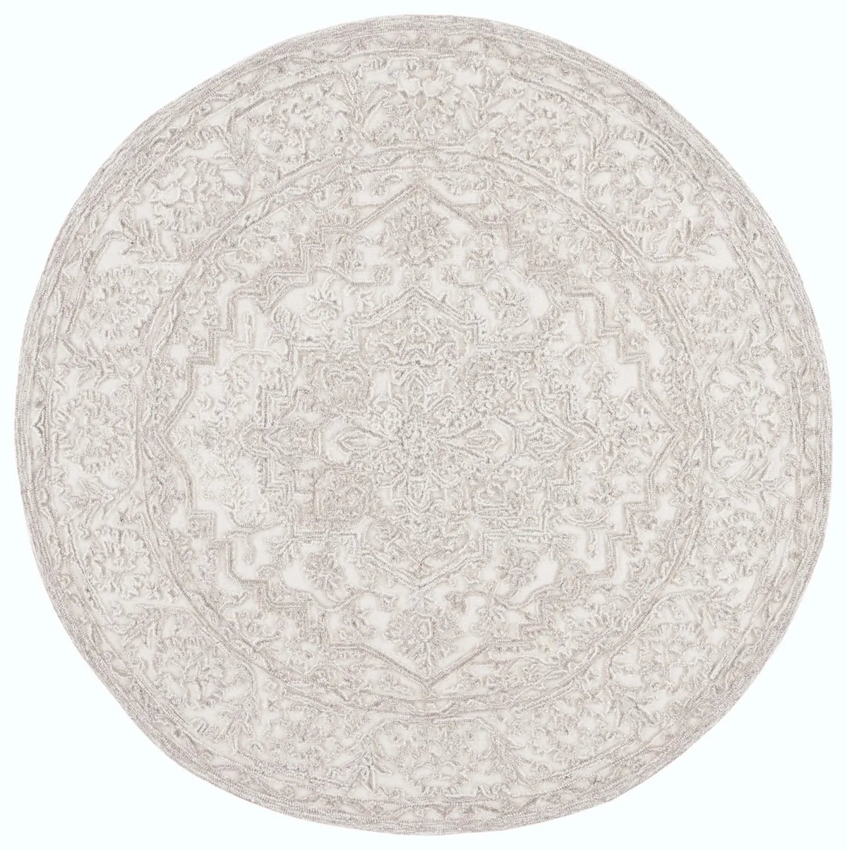 Safavieh Martha Stewart 6'-0" x 6'-0" Rug in Ivory / Natural