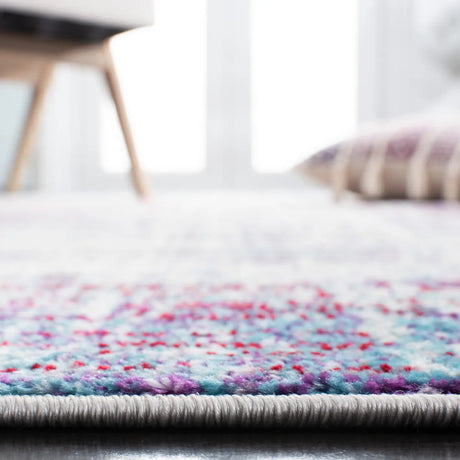 Safavieh Skyler 4'-0" x 6'-0" Rug in Silver / Purple