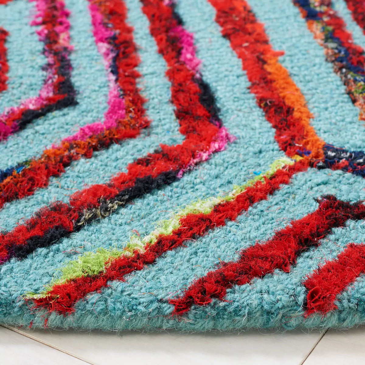 Safavieh Nantucket 4'-0" x 4'-0" Rug in Blue
