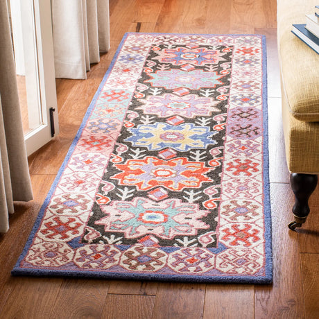 Safavieh Bellagio 2'-3" x 7'-0" Rug in Charcoal / Ivory