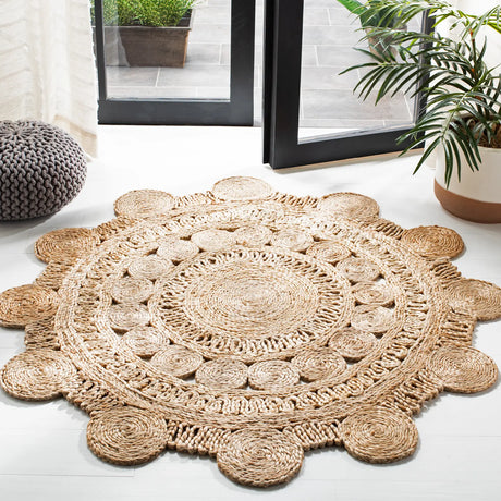 Safavieh Natural Fiber 3'-0" x 3'-0" Rug in Natural