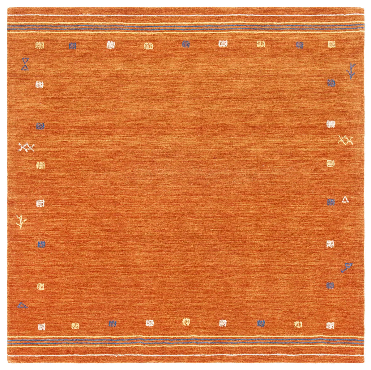 Safavieh Himalaya 6'-0" x 6'-0" Rug in Rust